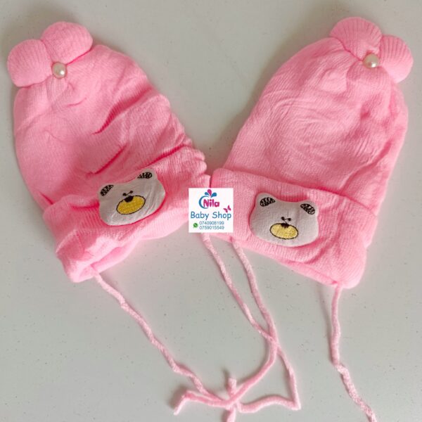 Trendy Comfortable Breathable Knitted Baby Caps (0-24m) - Image 4