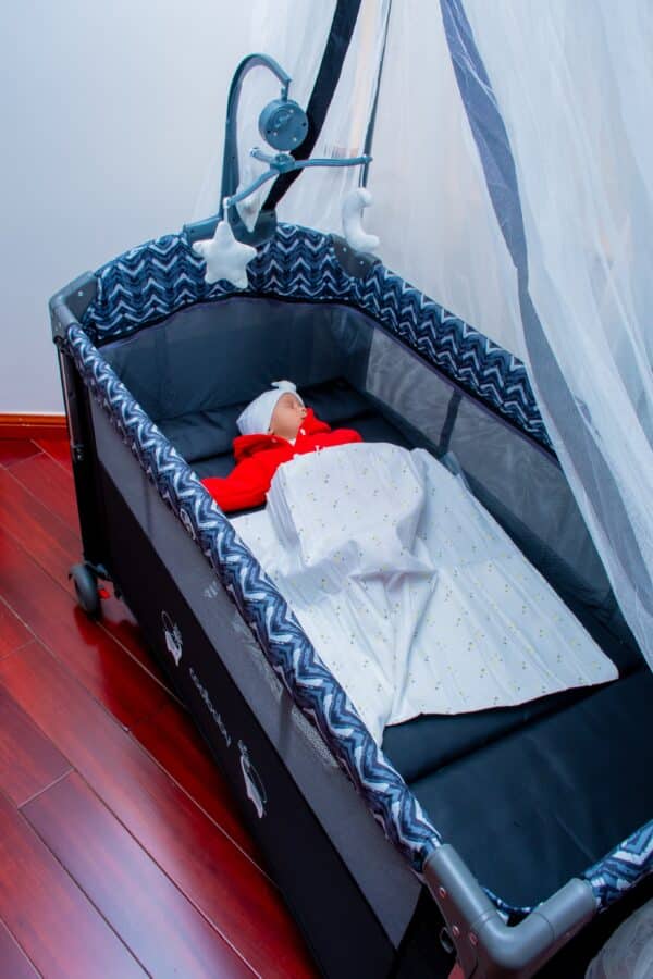 Portable Travel Baby Bedside Cribs Foldable Baby Crib - Image 7
