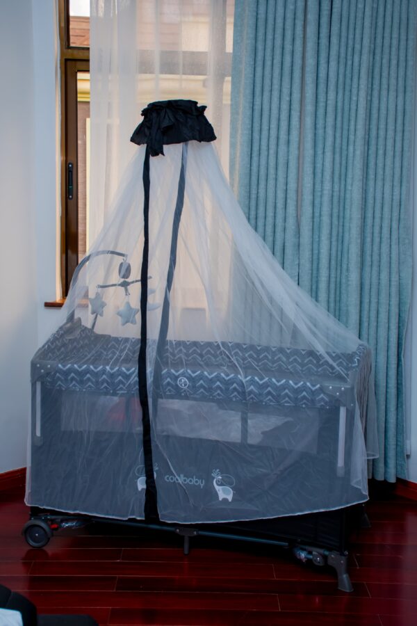 Portable Travel Baby Bedside Cribs Foldable Baby Crib - Image 4