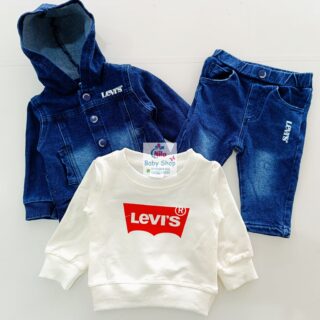 Kids 2-Piece Denim Set Suit + Hoodie