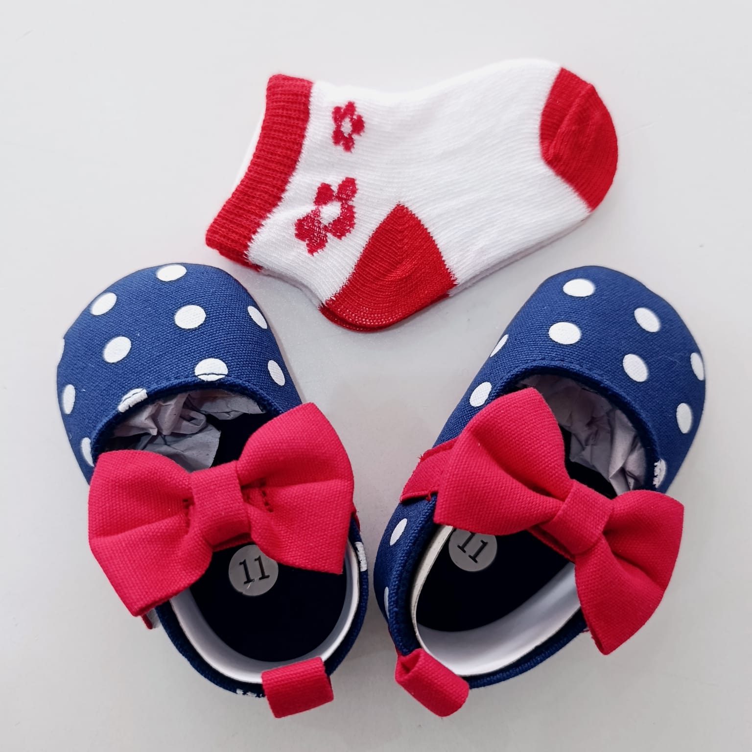 Baby Girl Crib Shoes with Soft Sole (pre-walkers) - Image 12