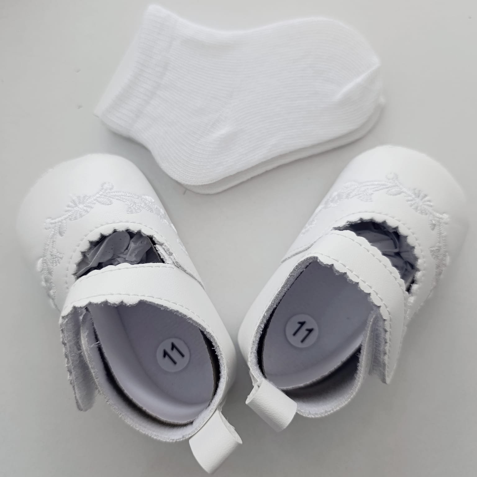 Baby Girl Crib Shoes with Soft Sole (pre-walkers) - Image 7