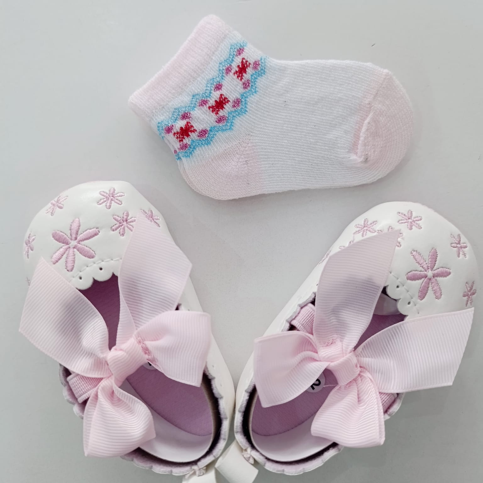 Baby Girl Crib Shoes with Soft Sole (pre-walkers) - Image 6