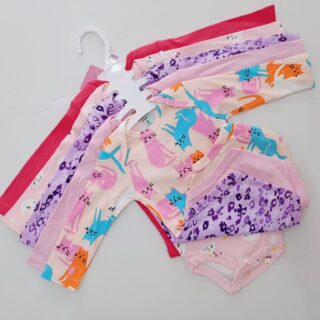 5 Pcs High Quality Newborn Baby Girl Long Sleeve Onesies