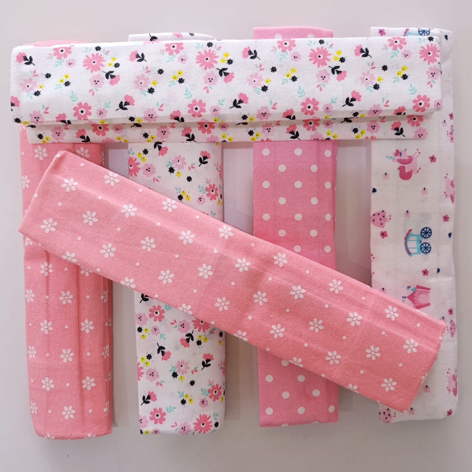 6 Piece Cotton Flannel Receiving Set - Image 4