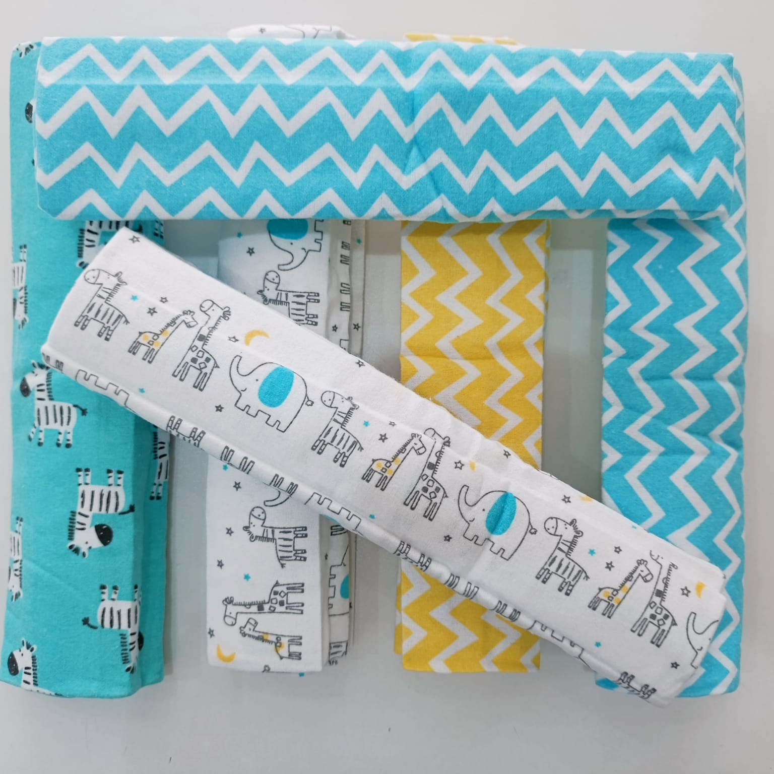 6 Piece Cotton Flannel Receiving Set - Image 11