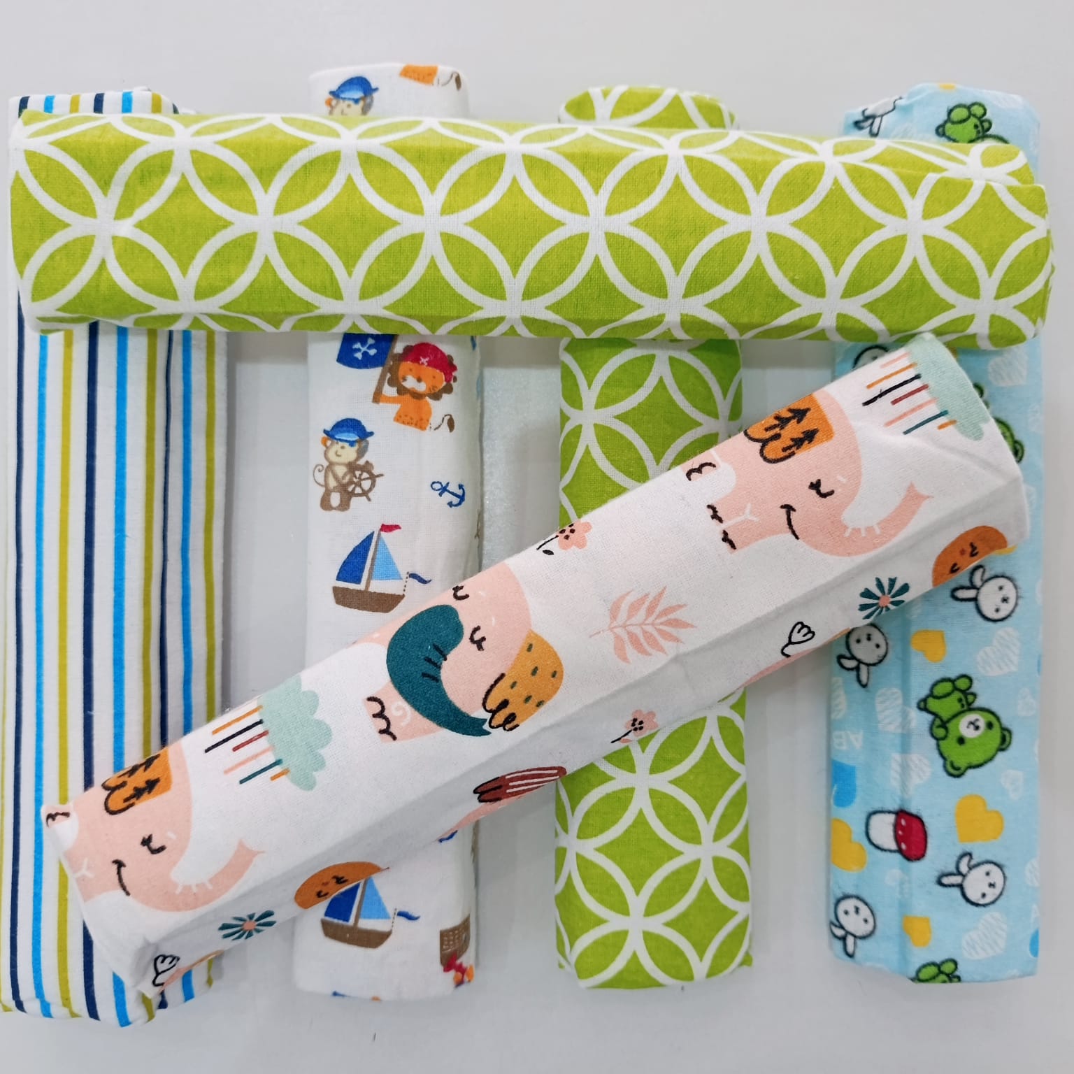 6 Piece Cotton Flannel Receiving Set - Image 12