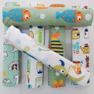 6 Piece Cotton Flannel Receiving Set