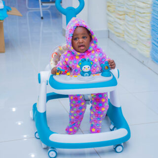 Baby Walker with Push Handle and Activity Tray – Adjustable & Comfortable