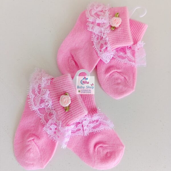 Baby Girls Lovely Lace Socks - Image 2