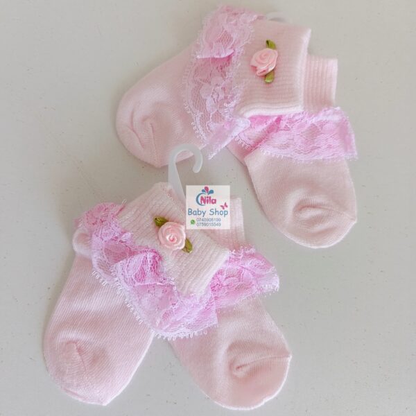 Baby Girls Lovely Lace Socks - Image 4