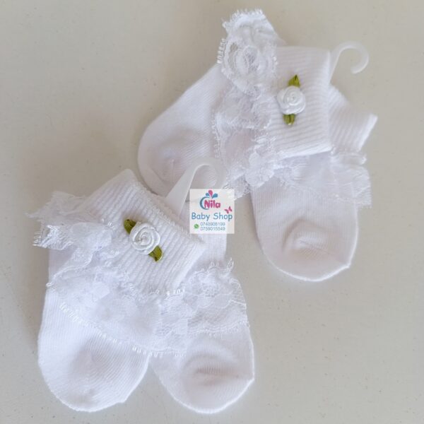 Baby Girls Lovely Lace Socks - Image 5