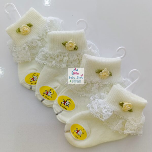 Baby Girls Lovely Lace Socks - Image 5