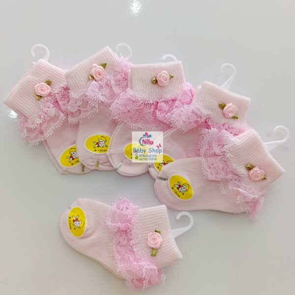 Baby Girls Lovely Lace Socks - Image 4