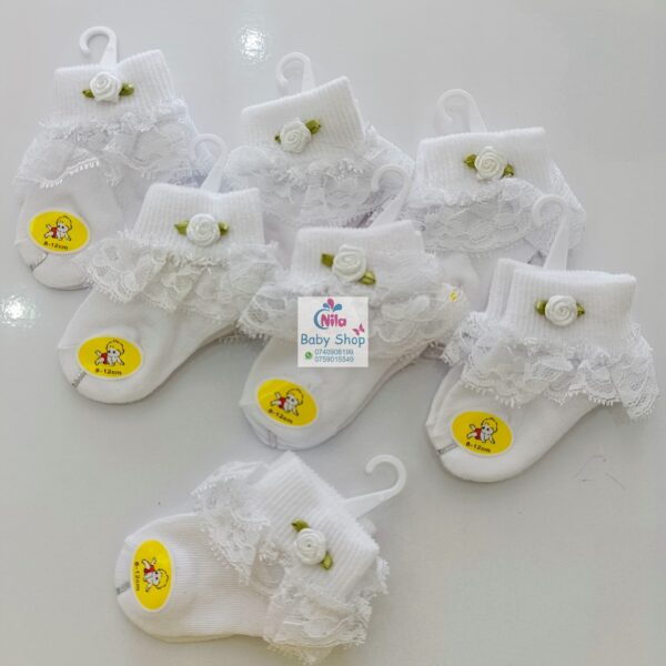 Baby Girls Lovely Lace Socks - Image 3