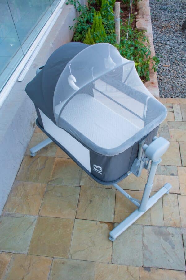 Baby Beds with Mosquito Net Baby Side Bed with Wheels Travel Cot Baby Play Bed - Image 9