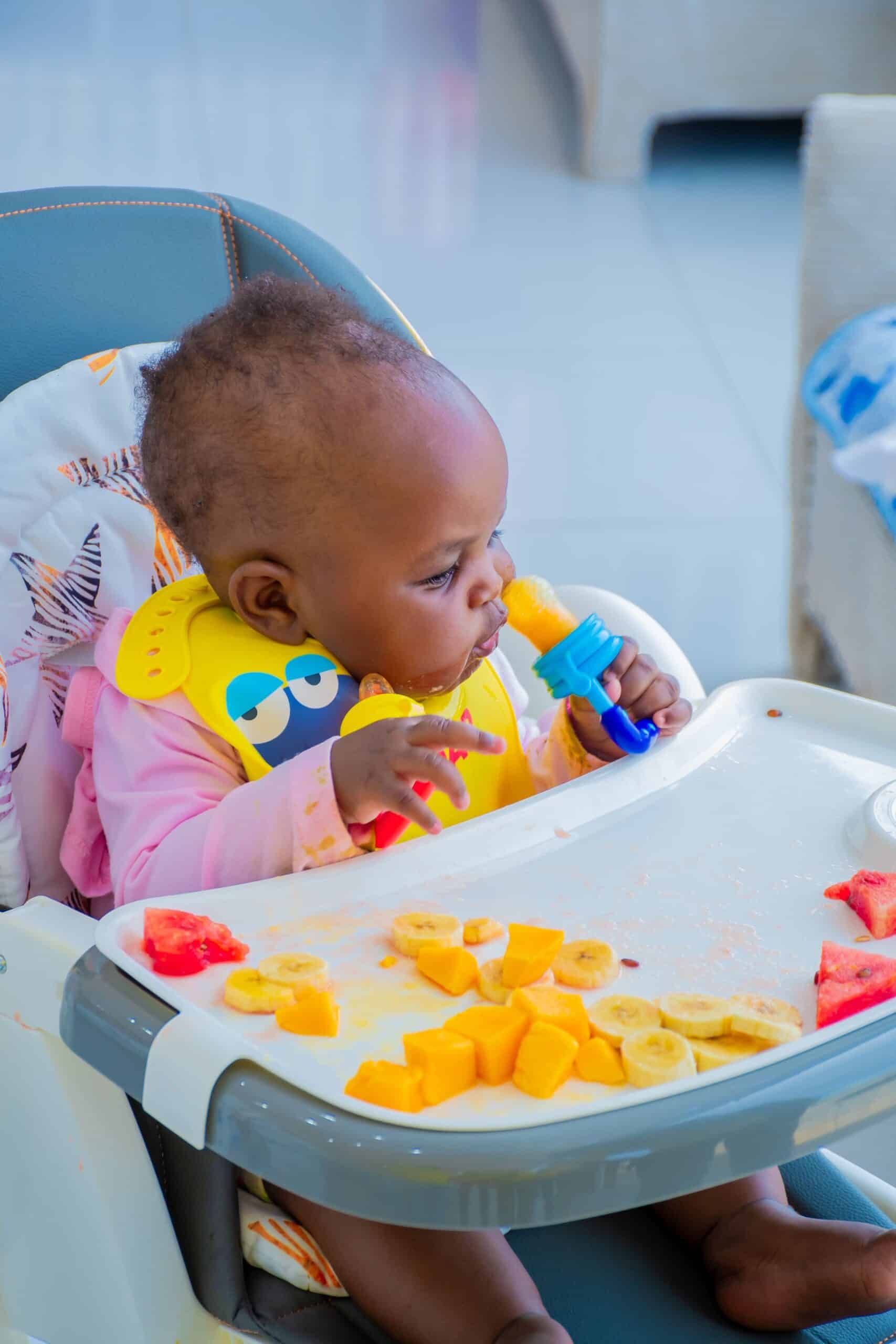 Multifunctional Compact Portable Home Dining Baby High Chair Adjustable Height Foldable Sitting And Reclining Double-Layer Dining Plate - Image 6