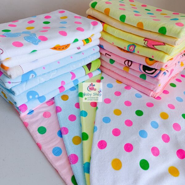 Infant Cotton Cartoon Animal Print Bath Towel