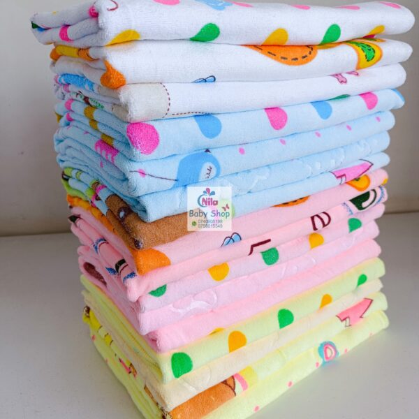 Infant Cotton Cartoon Animal Print Bath Towel - Image 6