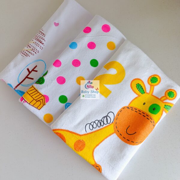 Infant Cotton Cartoon Animal Print Bath Towel - Image 5