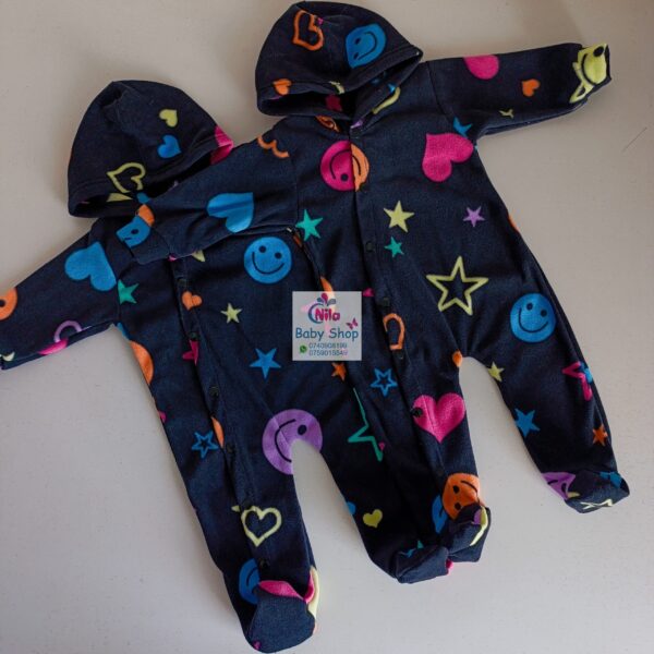 Newborn Baby Jumpsuit Warm Hooded Rompers - Image 4