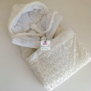 Hooded Baby Blankets - Cream