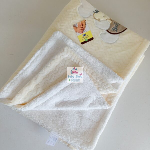 Warm Fleece Soft Baby Shawl Blanket - Image 5