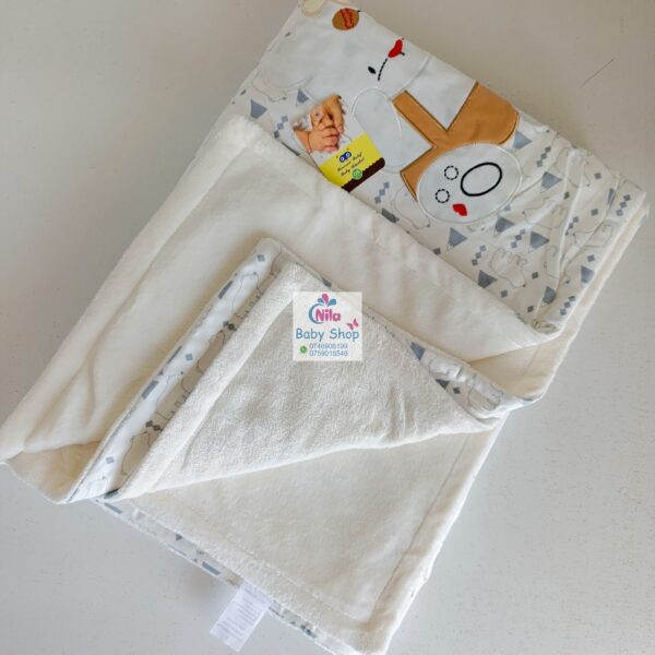 Stylish Fleece Baby Shawl Blanket - Image 4