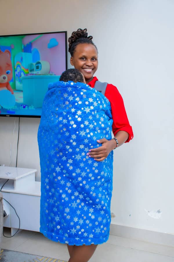 Cozy Adorable Snuggle Cotton Baby Shawl