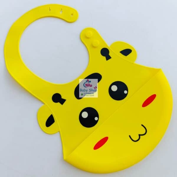 Animal Pattern Silicone Newborn Bibs - Image 5