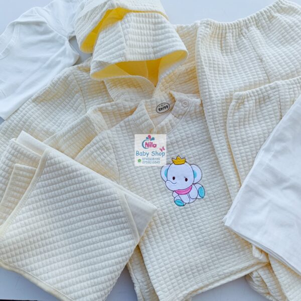 8-Piece Ultra-Cozy Fleece Newborn Receiving Set