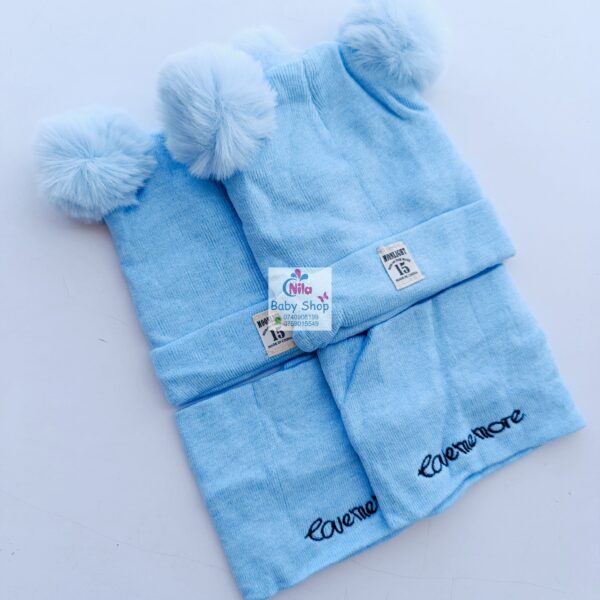 2pc Set Baby Hat and Scarf - Image 7