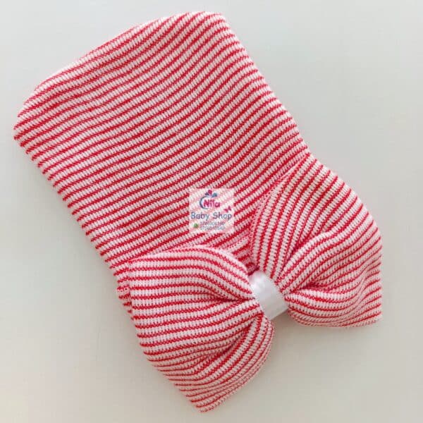Soft Cute Knot Baby Hat With Bow - Image 7