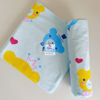 Soft Baby Cotton Towel - Blue