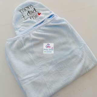 Hooded Coral Towel - Blue
