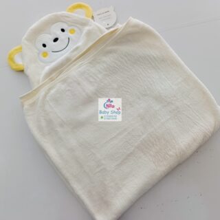 Hooded Coral Towel - Cream