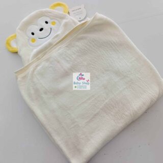 Hooded Coral Towel - Cream