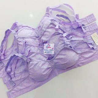 Padded Nursing Bra - Purple