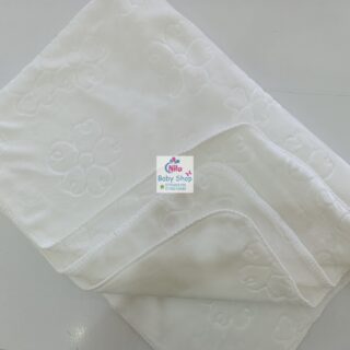 Warm Soft Baby Blanket - White
