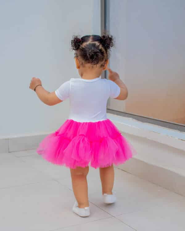 Baby Girls Branded Onesie-Tutu Style Outfit - Image 3