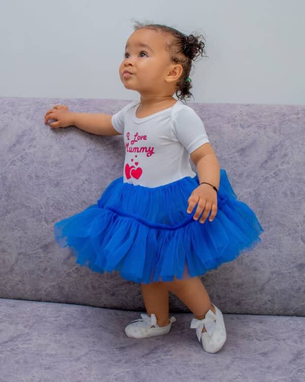Baby Girls Branded Onesie-Tutu Style Outfit - Image 4