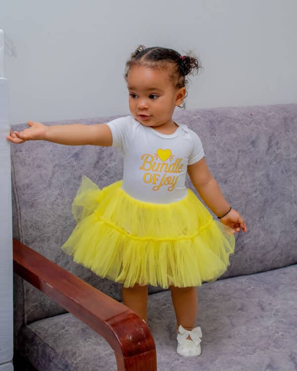 Baby Girls Branded Onesie-Tutu Style Outfit - Image 8