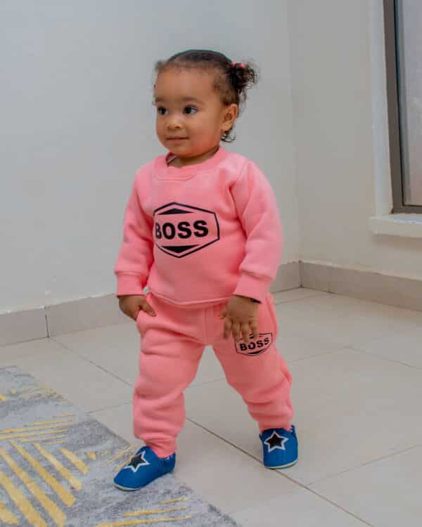2 Piece Adorable Baby Sweatshirt and Pants Set - Image 3