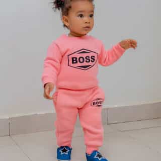 2 Piece Adorable Baby Sweatshirt and Pants Set