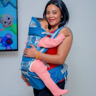 Baby Carrier with Breathable Hip Seat