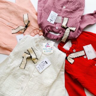 New Baby Girls Sweater Elegant Knitted Full Sleeve Cardigan