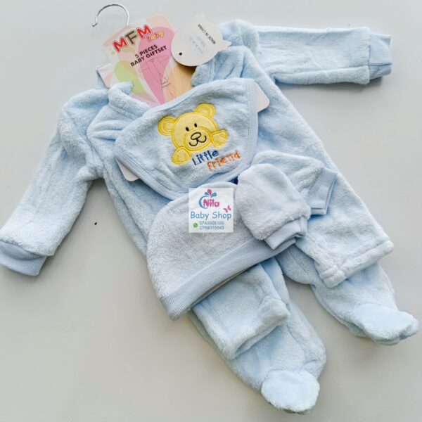 5Pcs Unisex Newborn Receiving Set - Image 2