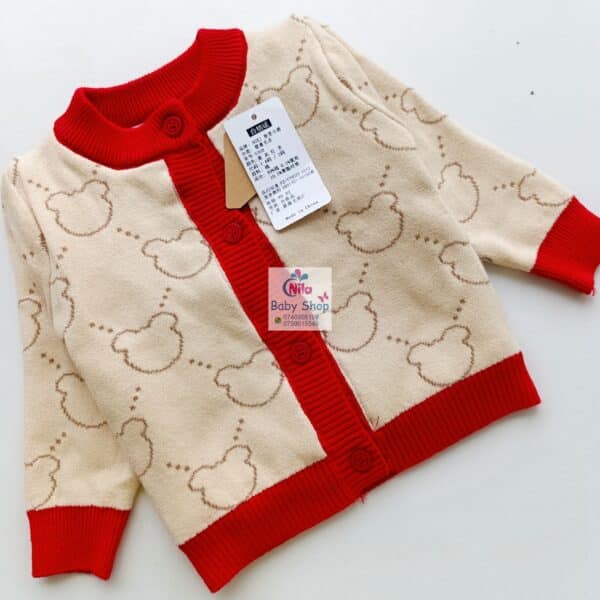 Superior Unisex Double-Layered Button-Up Sweater - Image 2