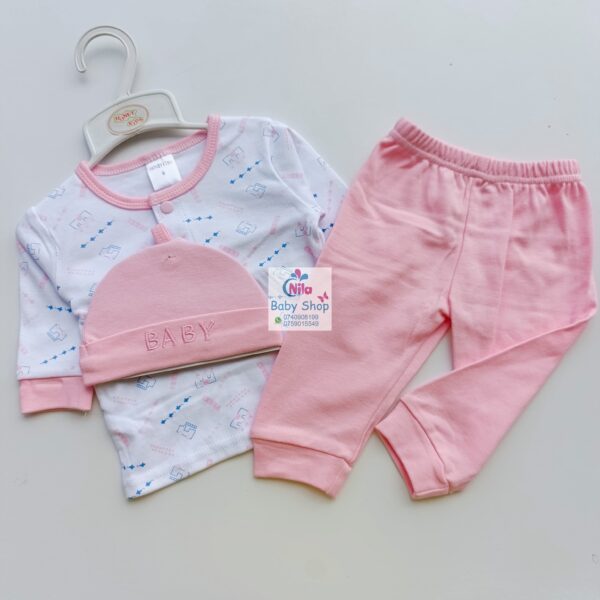 Newborn 3Pcs Receiving Set - Image 3