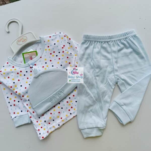 Newborn 3Pcs Receiving Set - Image 5
